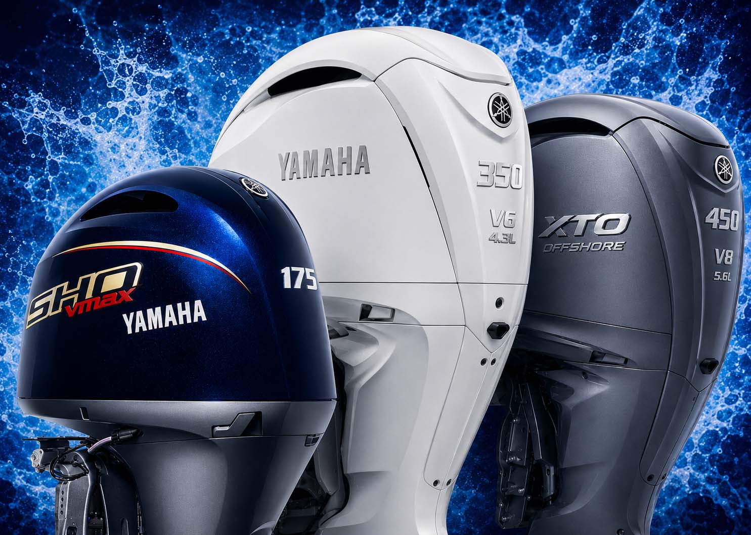 YAMAHA power on display